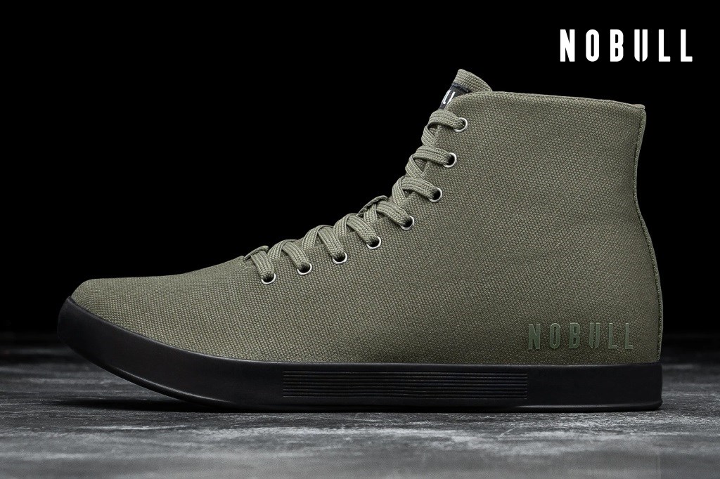 NOBULL Canvas Womens High Top Trainers (R19720) Ireland